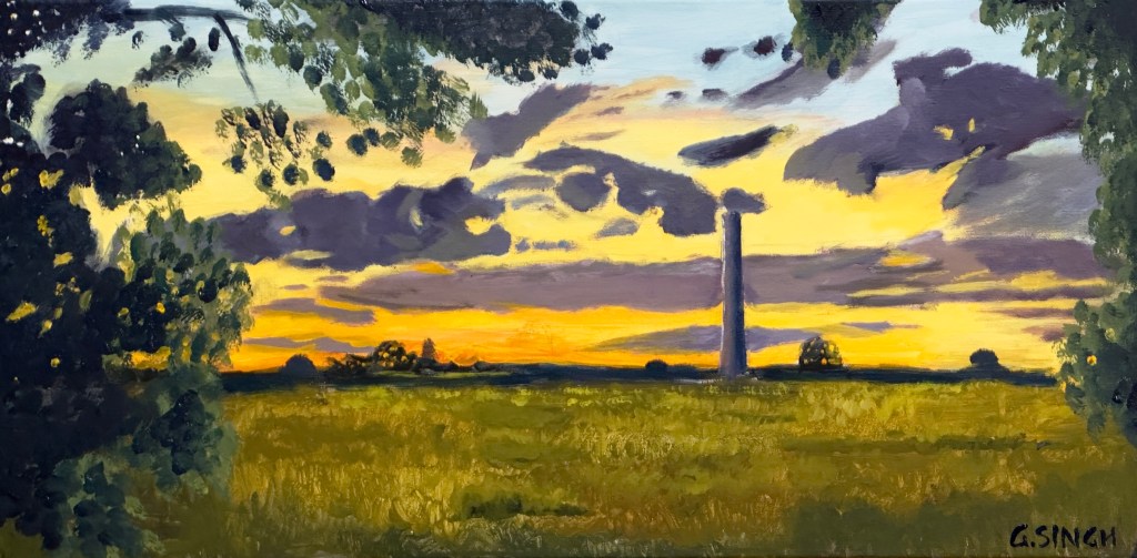 Last light on a&nbsp;field